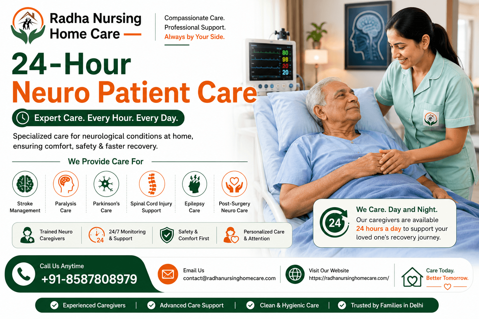 Neuro Patient Care at Home Delhi