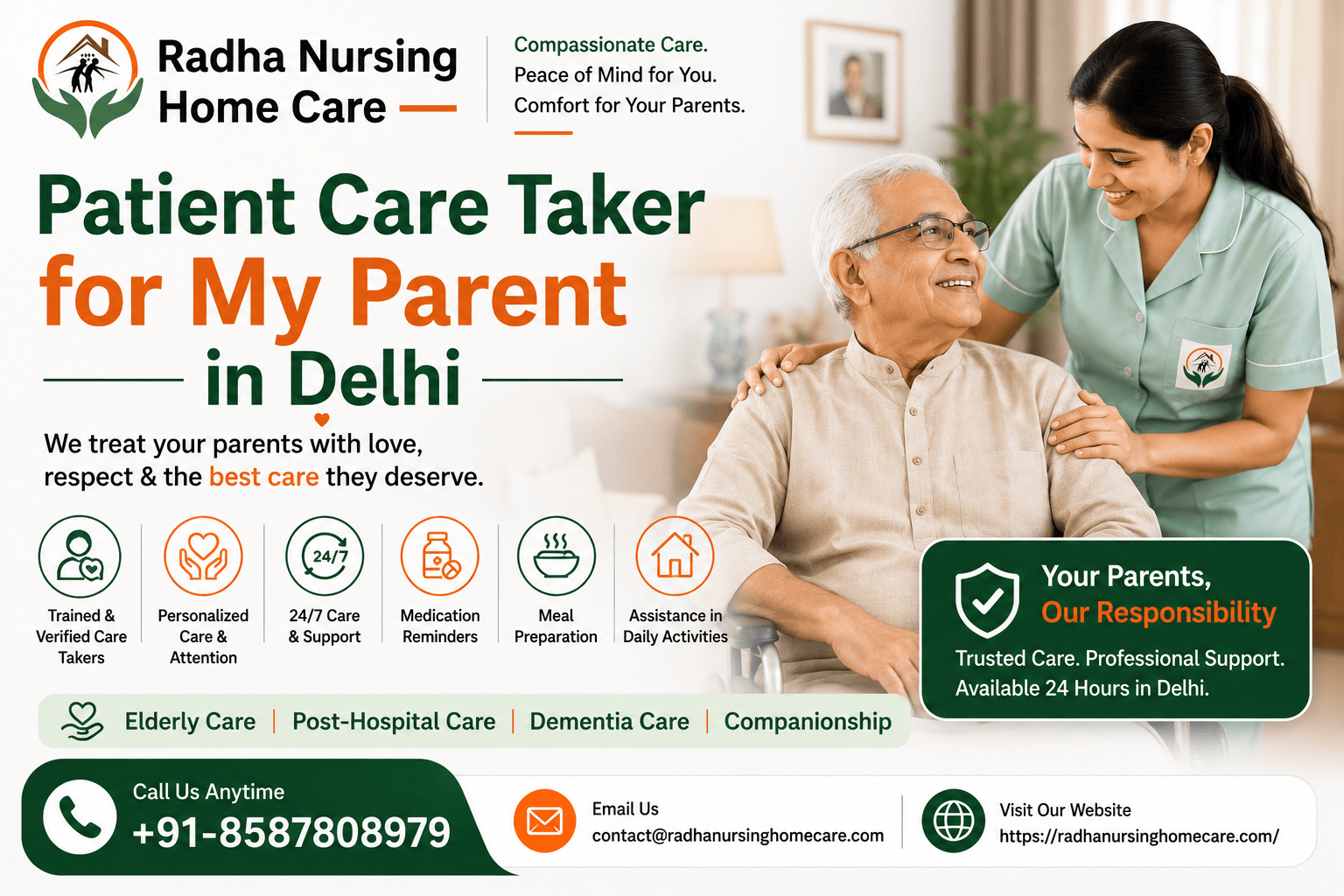Patient Care Taker Services Delhi