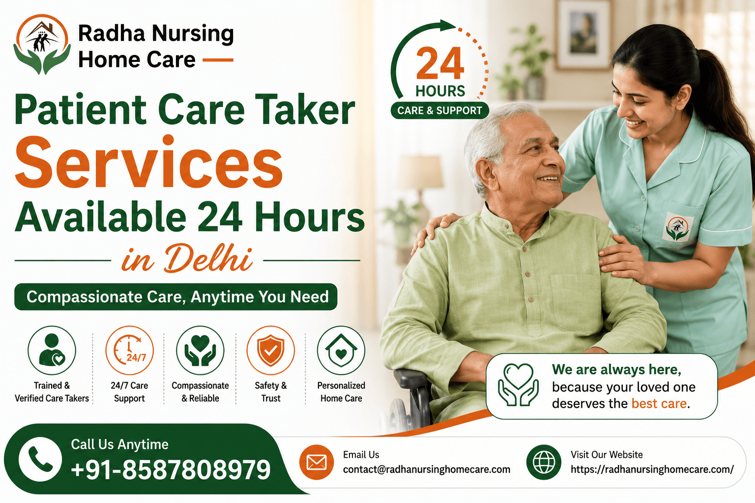Patient Care Taker Services Delhi